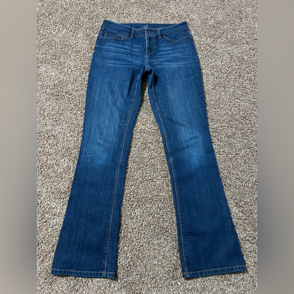 J. Jill Women's Slim Bootcut Jeans Mid Rise